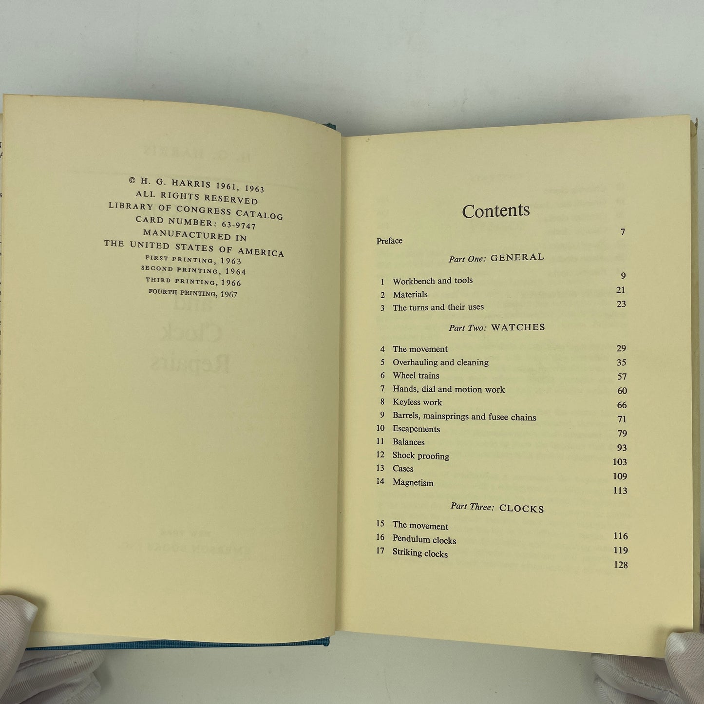 Lot 96- Handbook of Watch and Clock Repairs