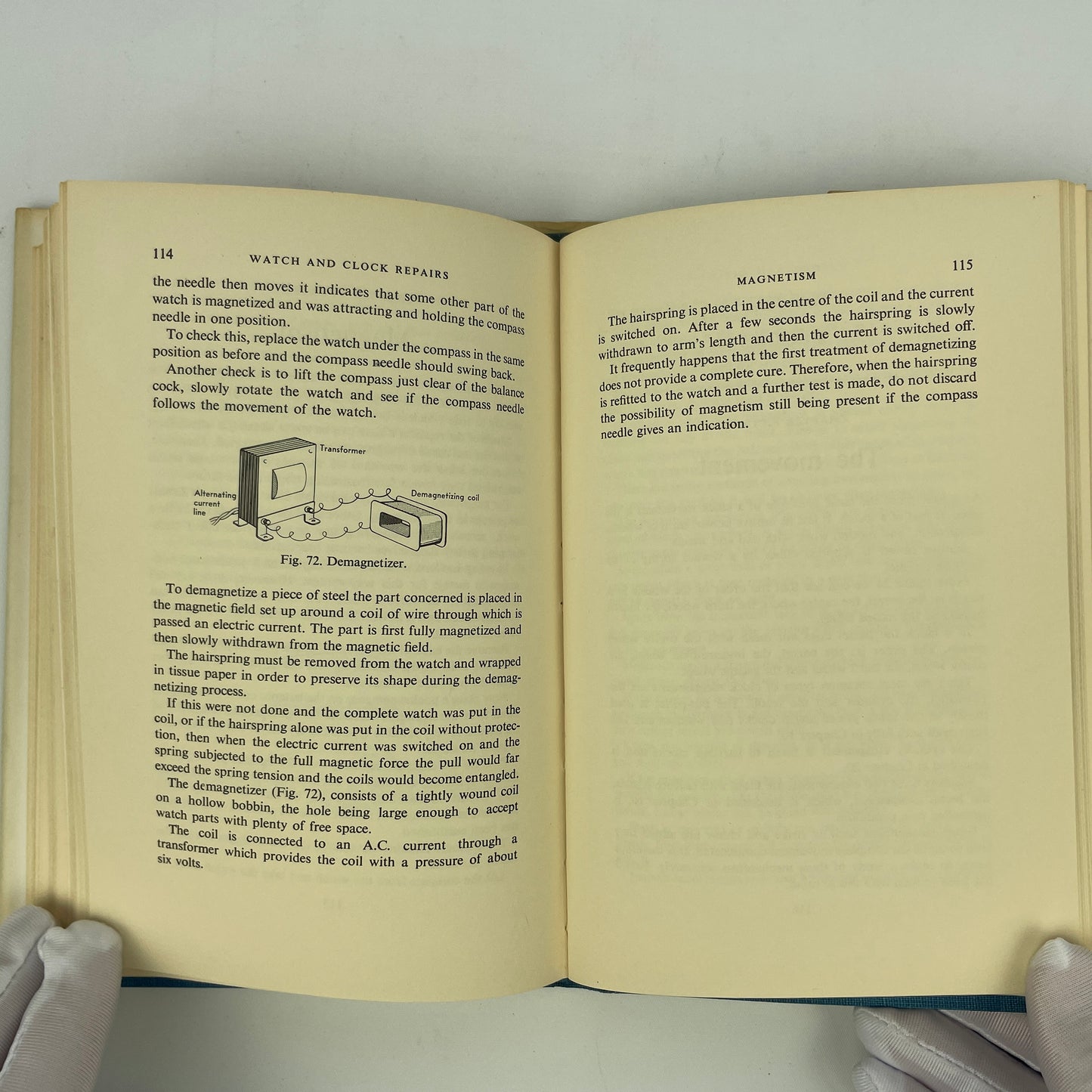 Lot 96- Handbook of Watch and Clock Repairs