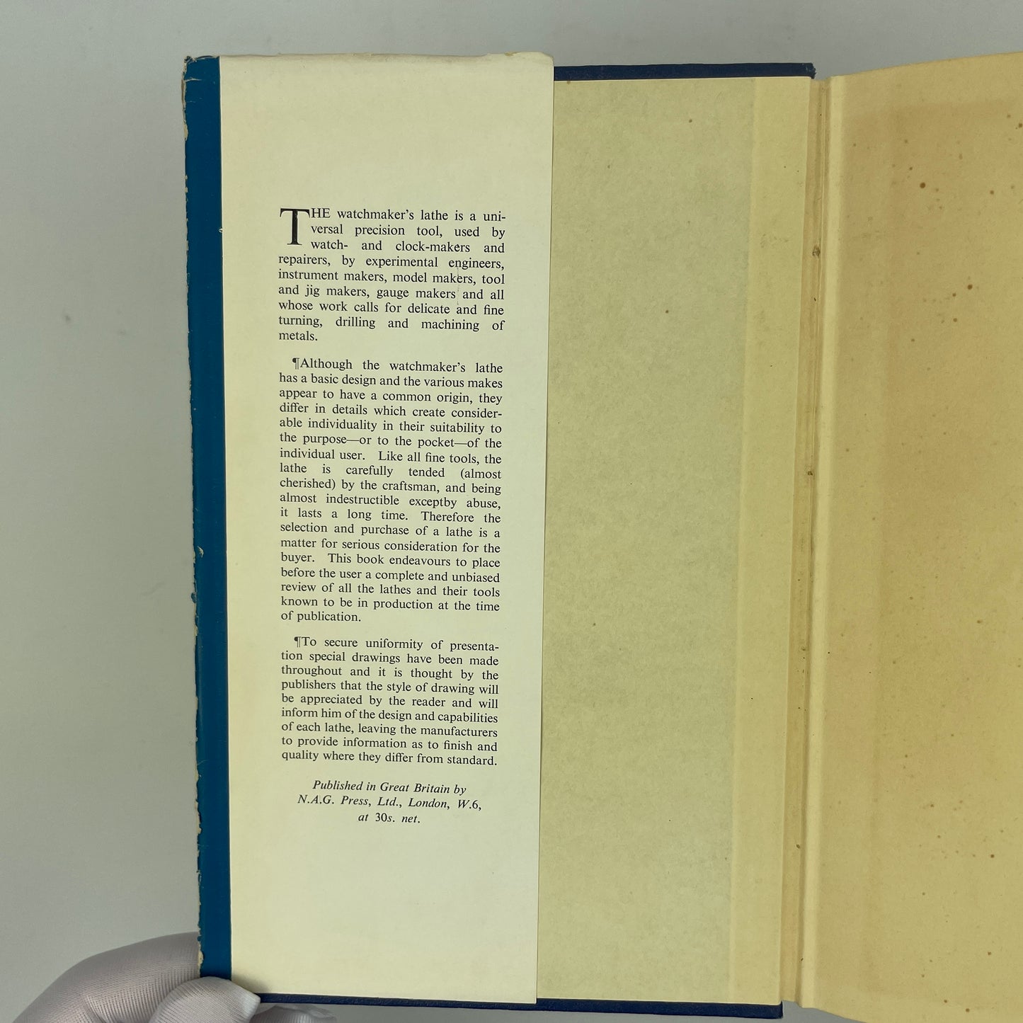 Lot 85- The Watchmakers Lathe and How to Use It Book