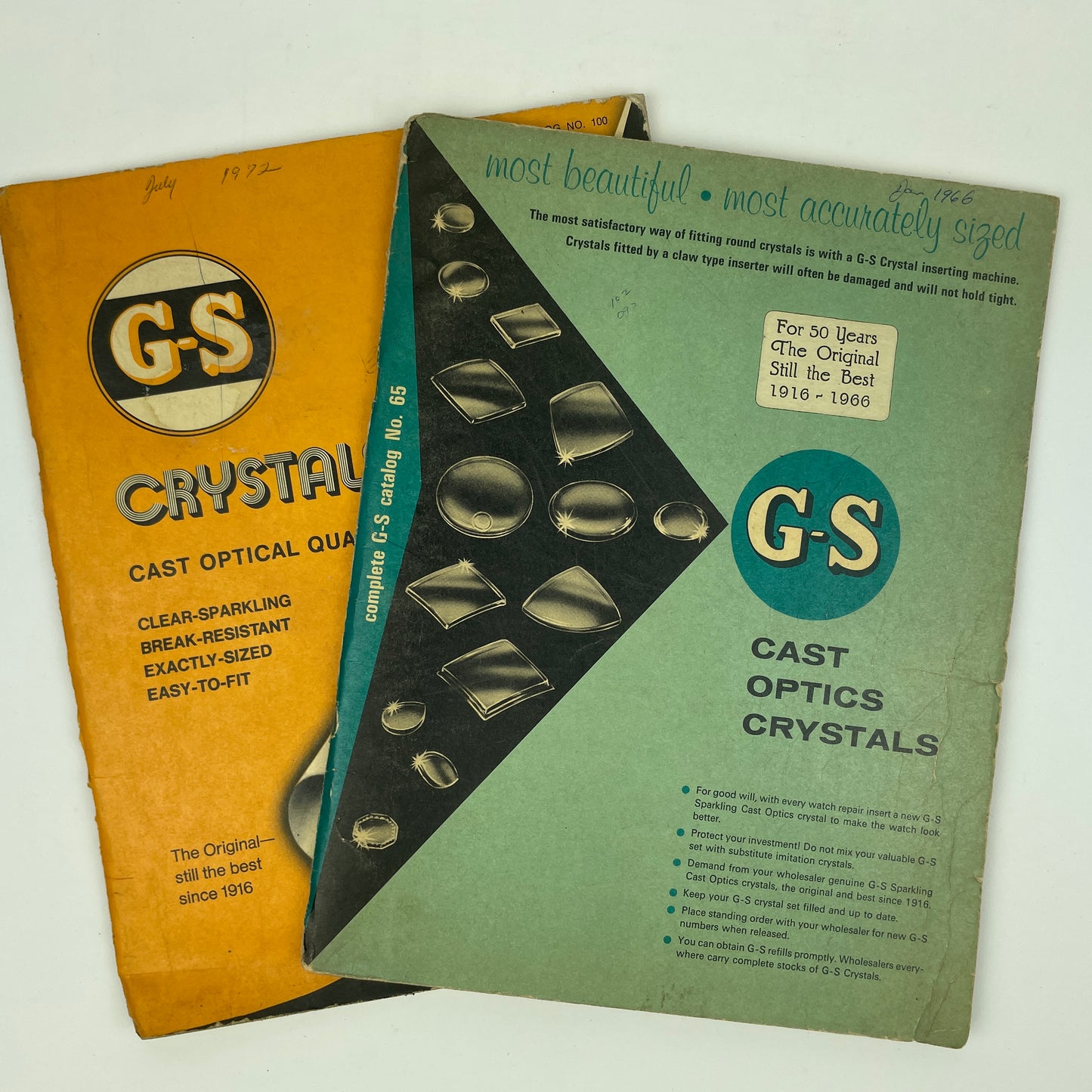 Lot 37- Vintage G-S Crystal Catalogs No. 100 & No. 65