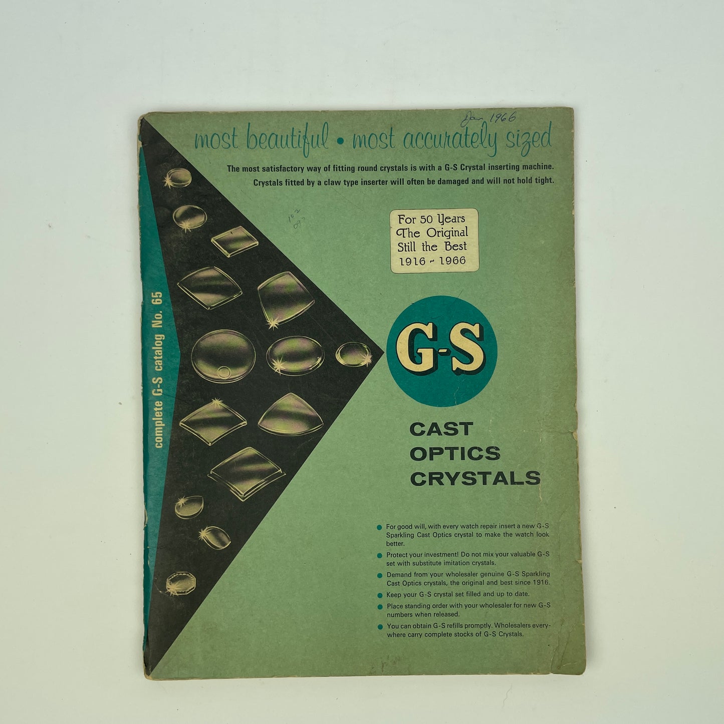 Lot 37- Vintage G-S Crystal Catalogs No. 100 & No. 65