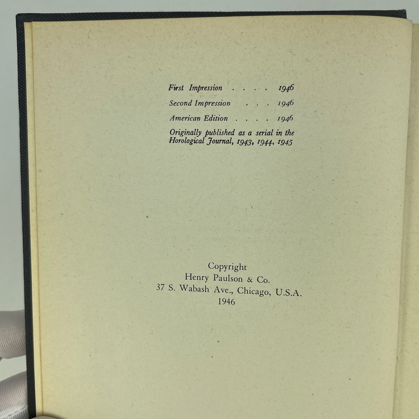Lot 104- Practical Watch Repairing Book