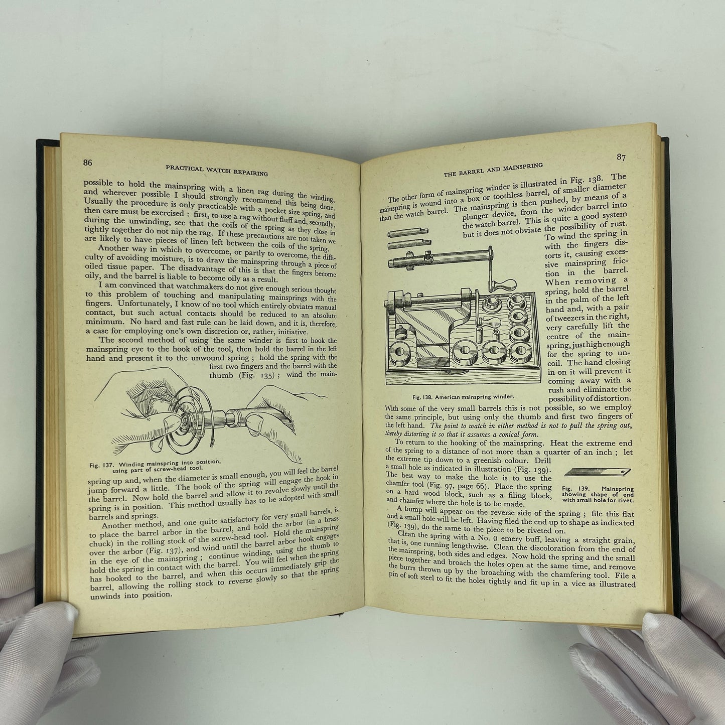 Lot 104- Practical Watch Repairing Book