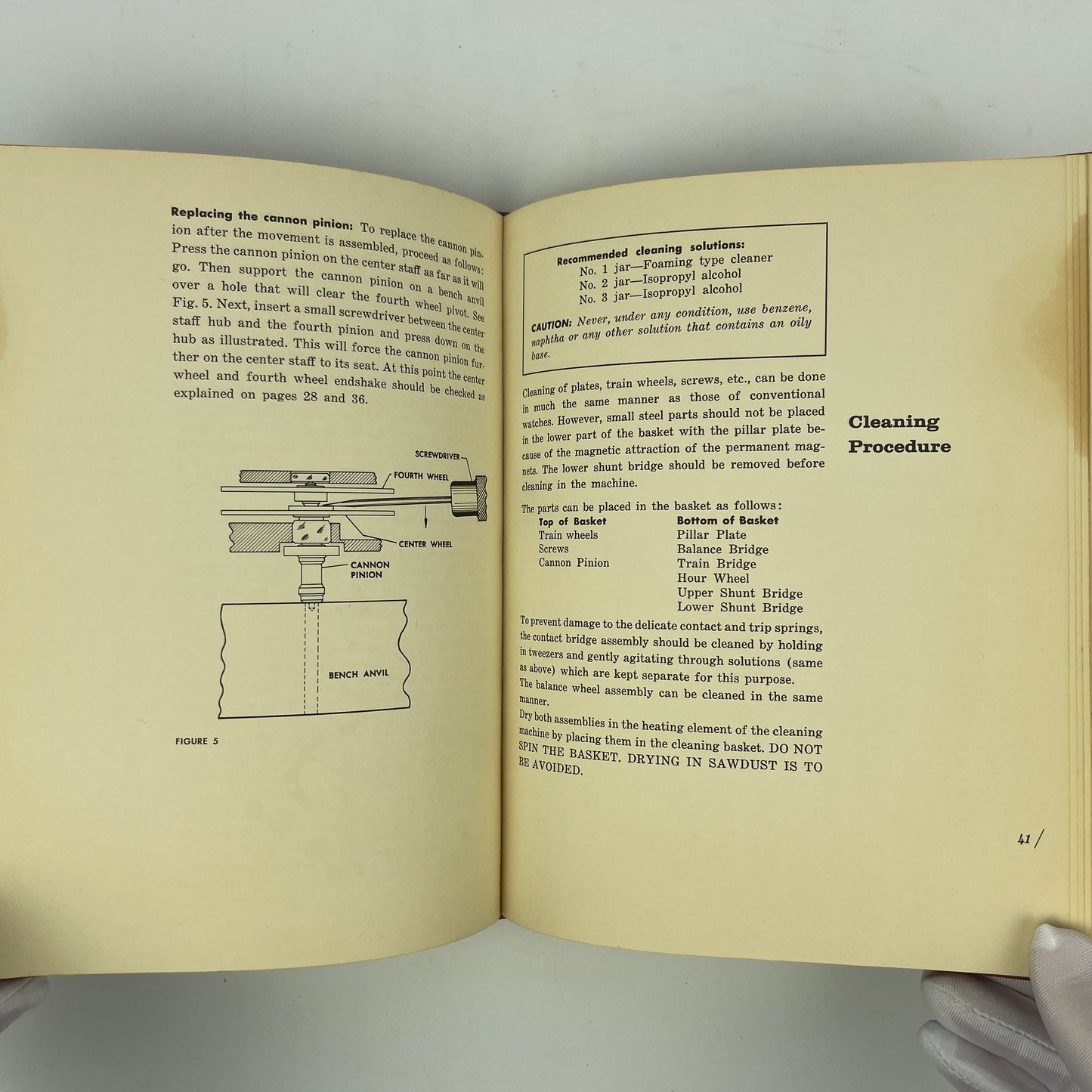 Lot 34- Service and Repair of the Hamilton Electric Watch
