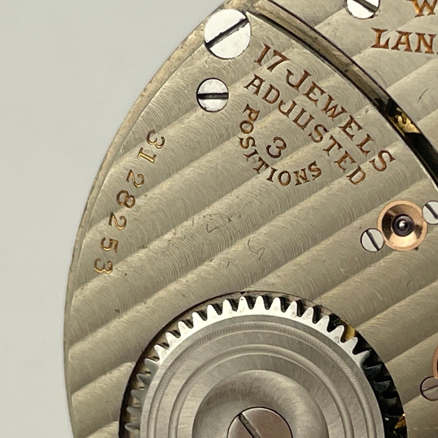 Lot 35- Hamilton | 12S | 912 | 17J | Pocket Watch Movement