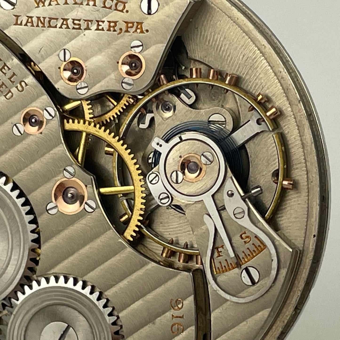 Lot 35- Hamilton | 12S | 912 | 17J | Pocket Watch Movement