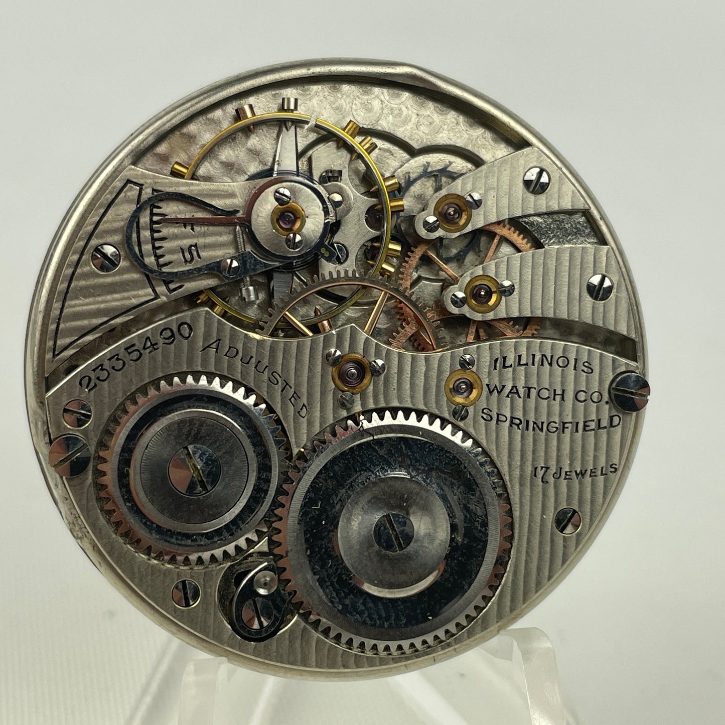 Lot 69- Illinois| 12S | 17J | Pocket Watch Movement