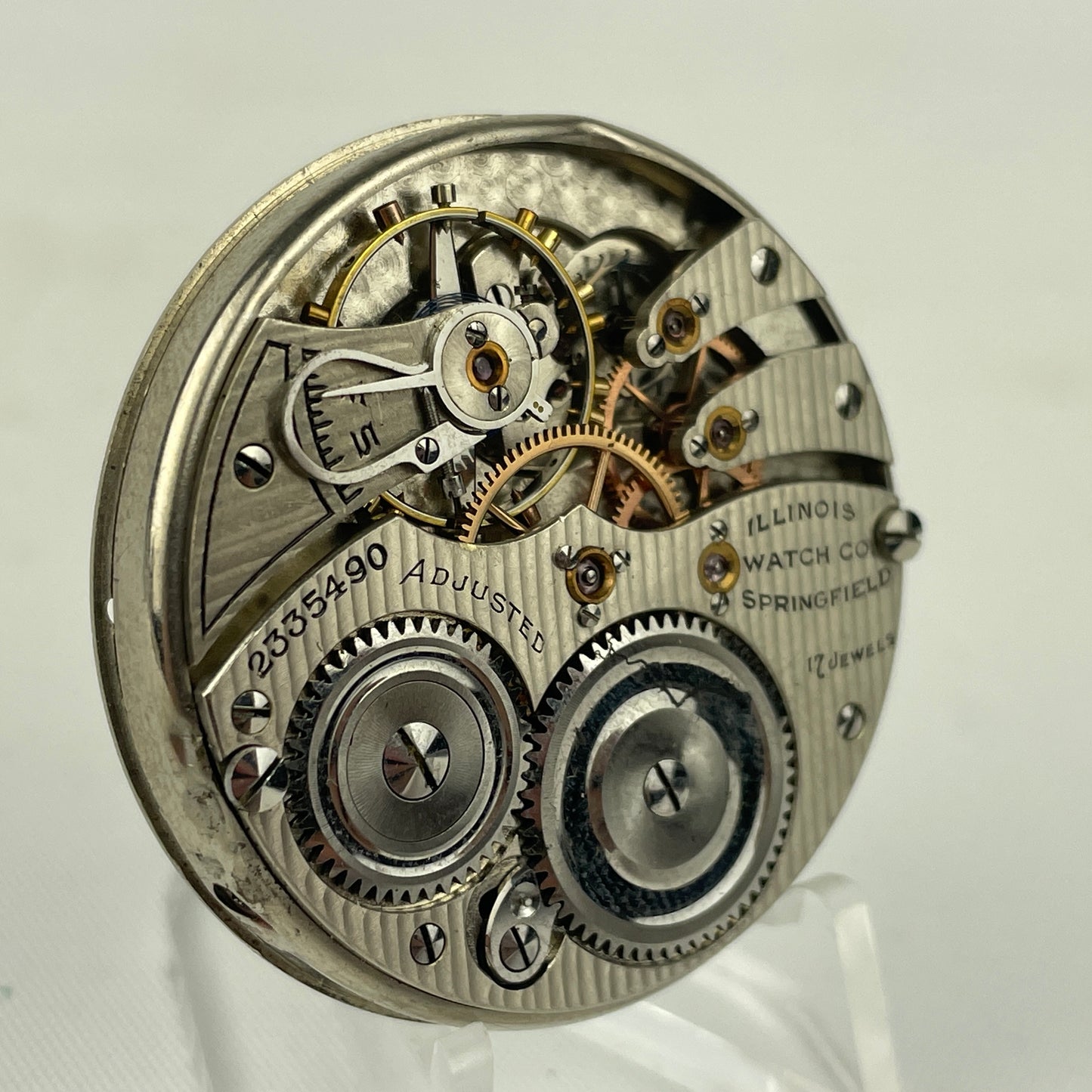 Lot 69- Illinois| 12S | 17J | Pocket Watch Movement