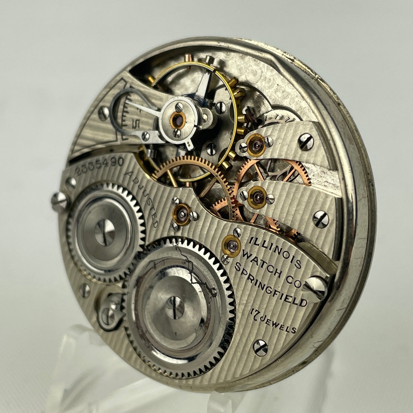 Lot 69- Illinois| 12S | 17J | Pocket Watch Movement