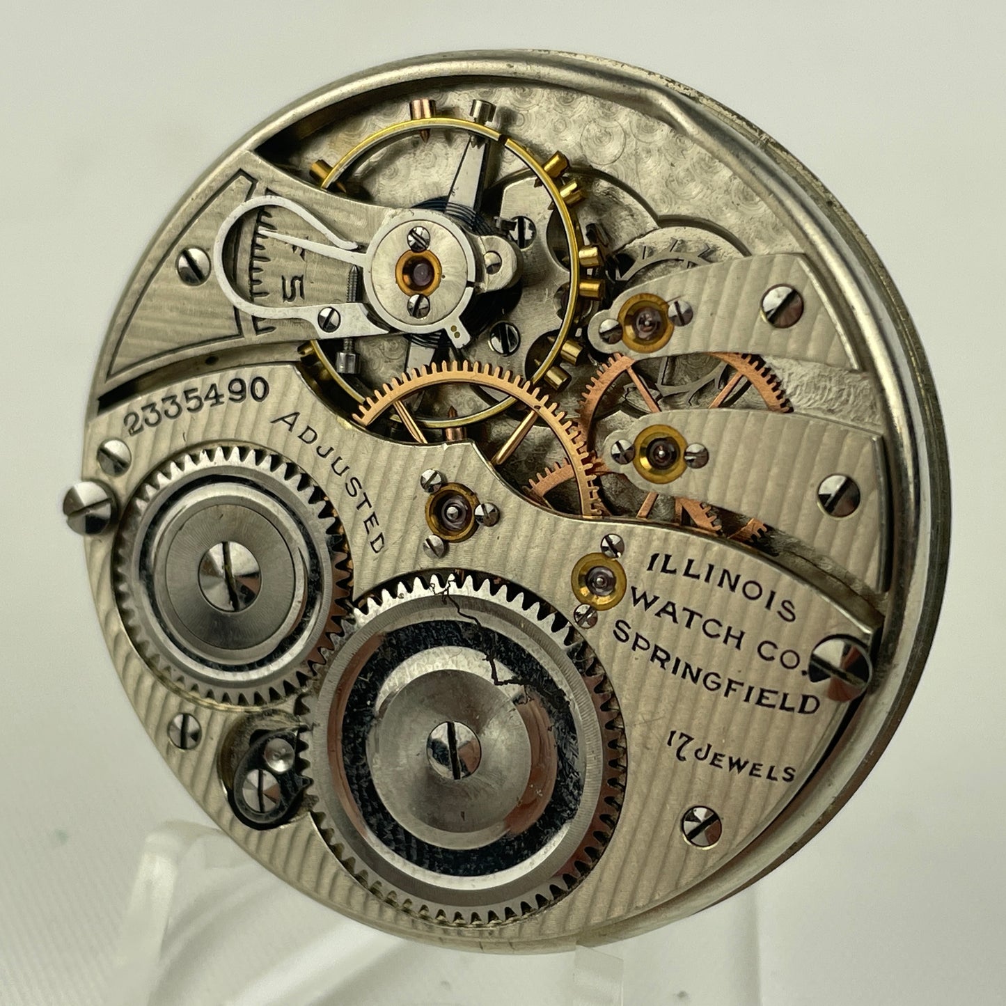 Lot 69- Illinois| 12S | 17J | Pocket Watch Movement