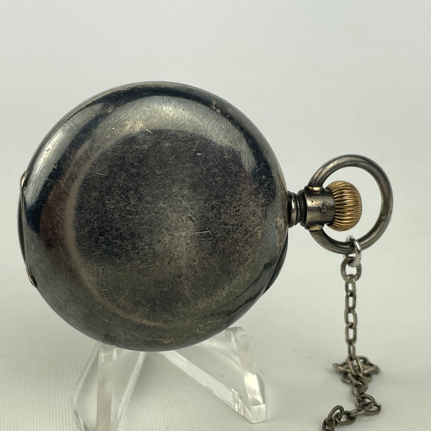 Lot 74- Waltham | 6S | 7J | Key Wind & Key Set Coin Silver Ladies Pocket Watch