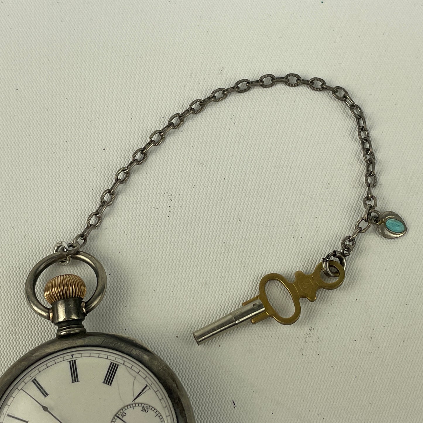 Lot 74- Waltham | 6S | 7J | Key Wind & Key Set Coin Silver Ladies Pocket Watch