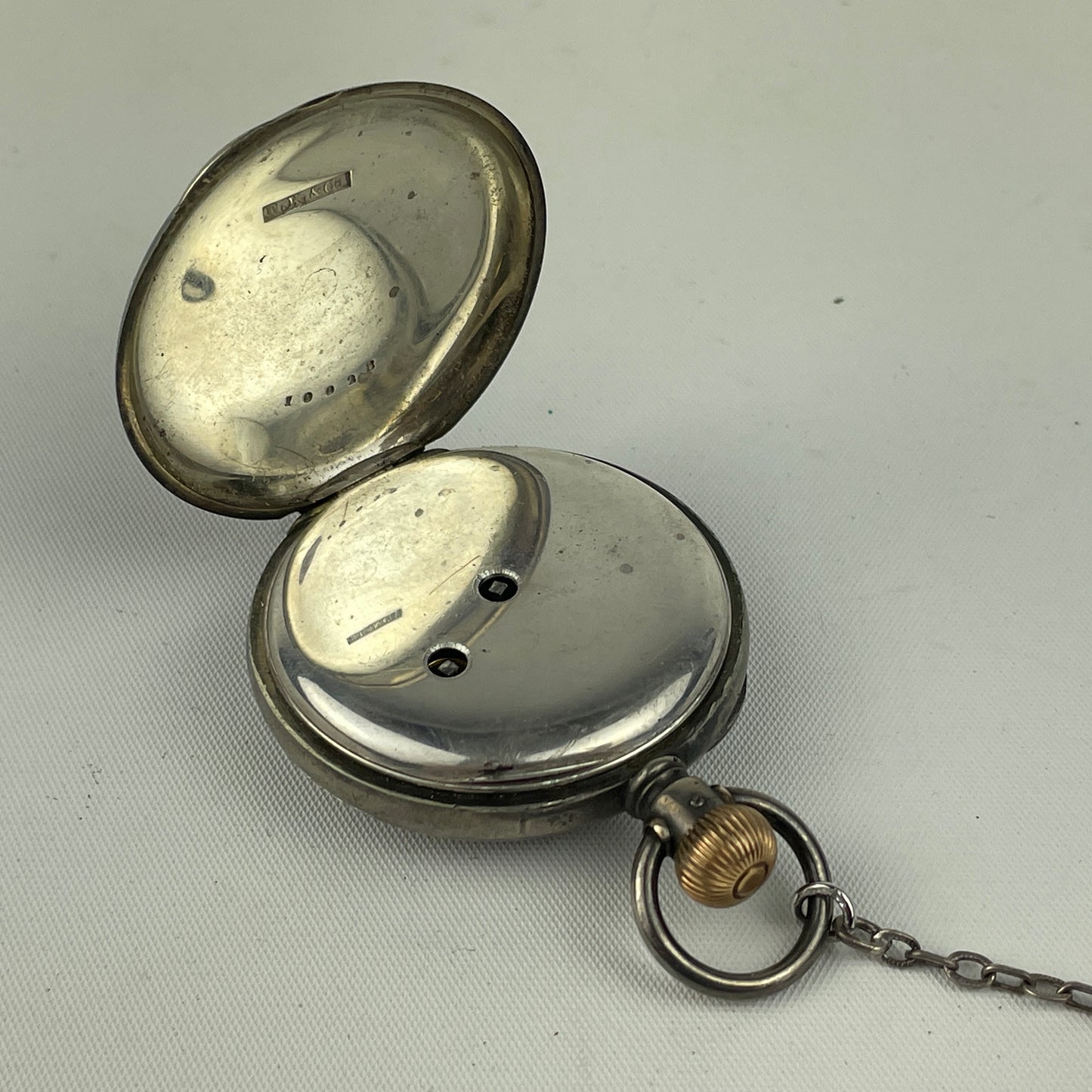 Lot 74- Waltham | 6S | 7J | Key Wind & Key Set Coin Silver Ladies Pocket Watch