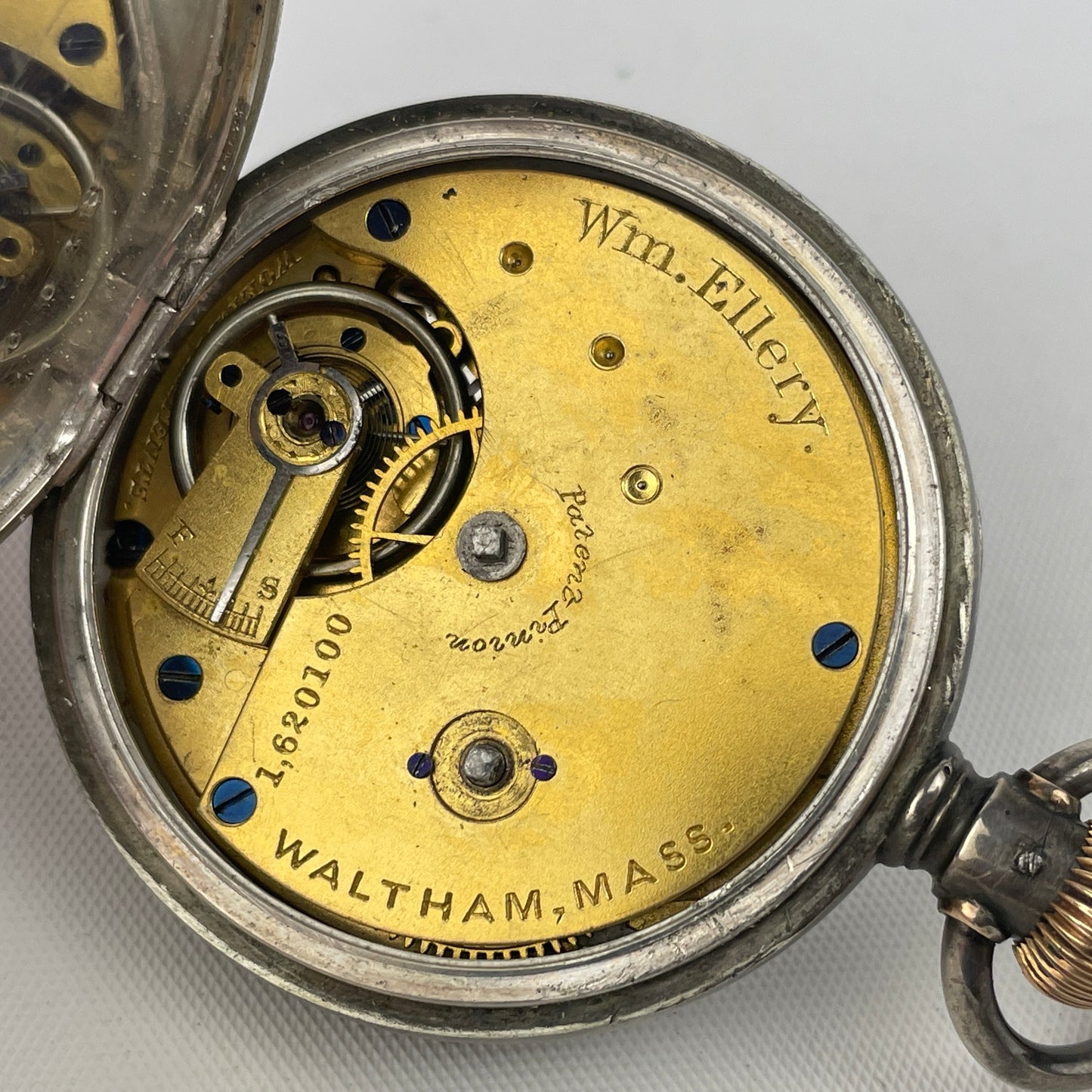 Lot 74- Waltham | 6S | 7J | Key Wind & Key Set Coin Silver Ladies Pocket Watch