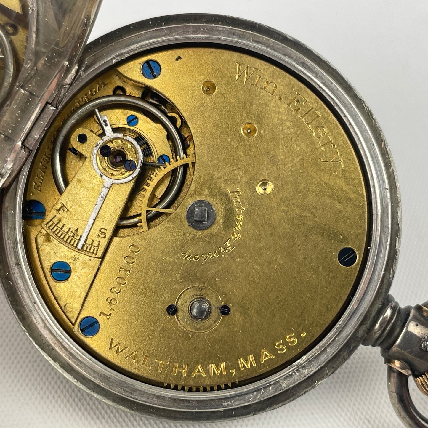 Lot 74- Waltham | 6S | 7J | Key Wind & Key Set Coin Silver Ladies Pocket Watch