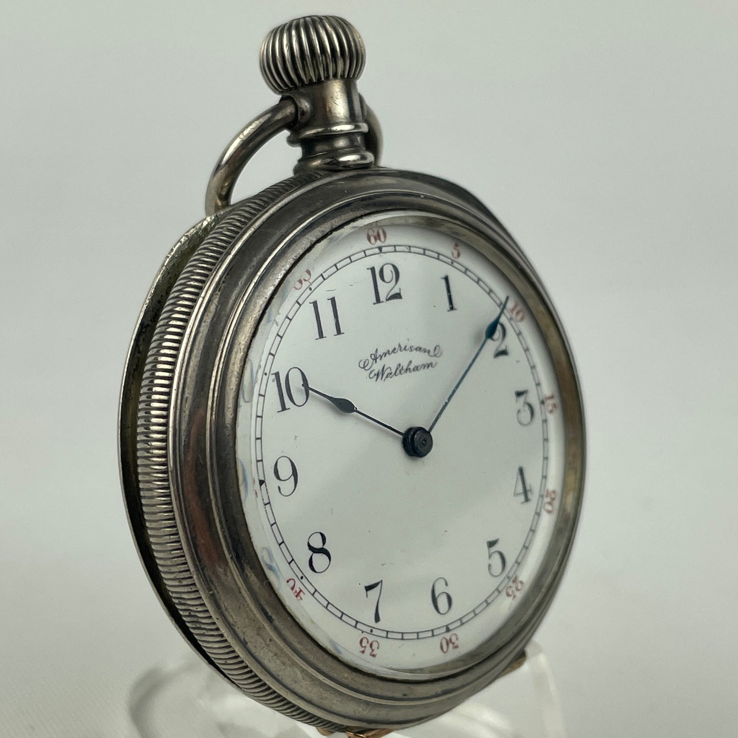 Lot 70- Waltham | 6S | 7J | Stem Wind & Stem Set Coin Silver Ladies' Pocket Watch