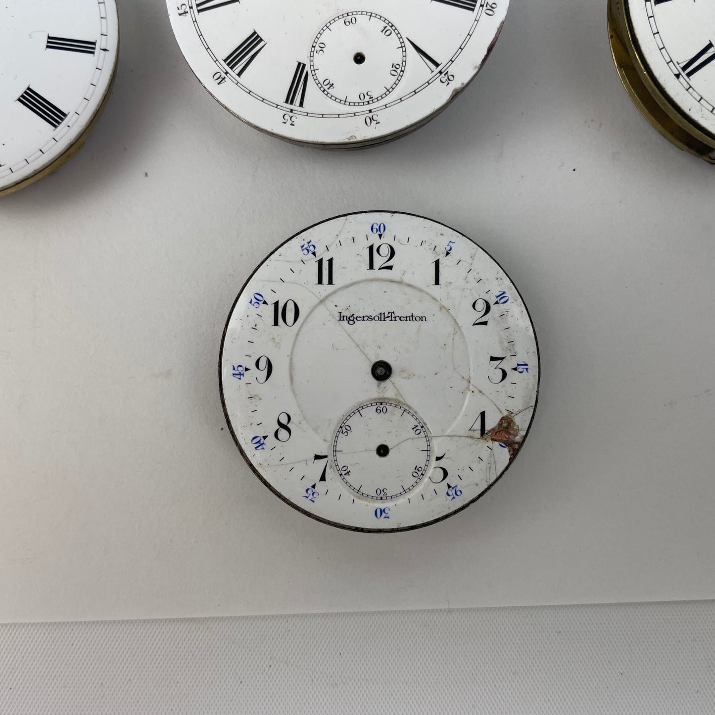 Lot 124- American & Swiss 18 Size Pocket Watch Movements