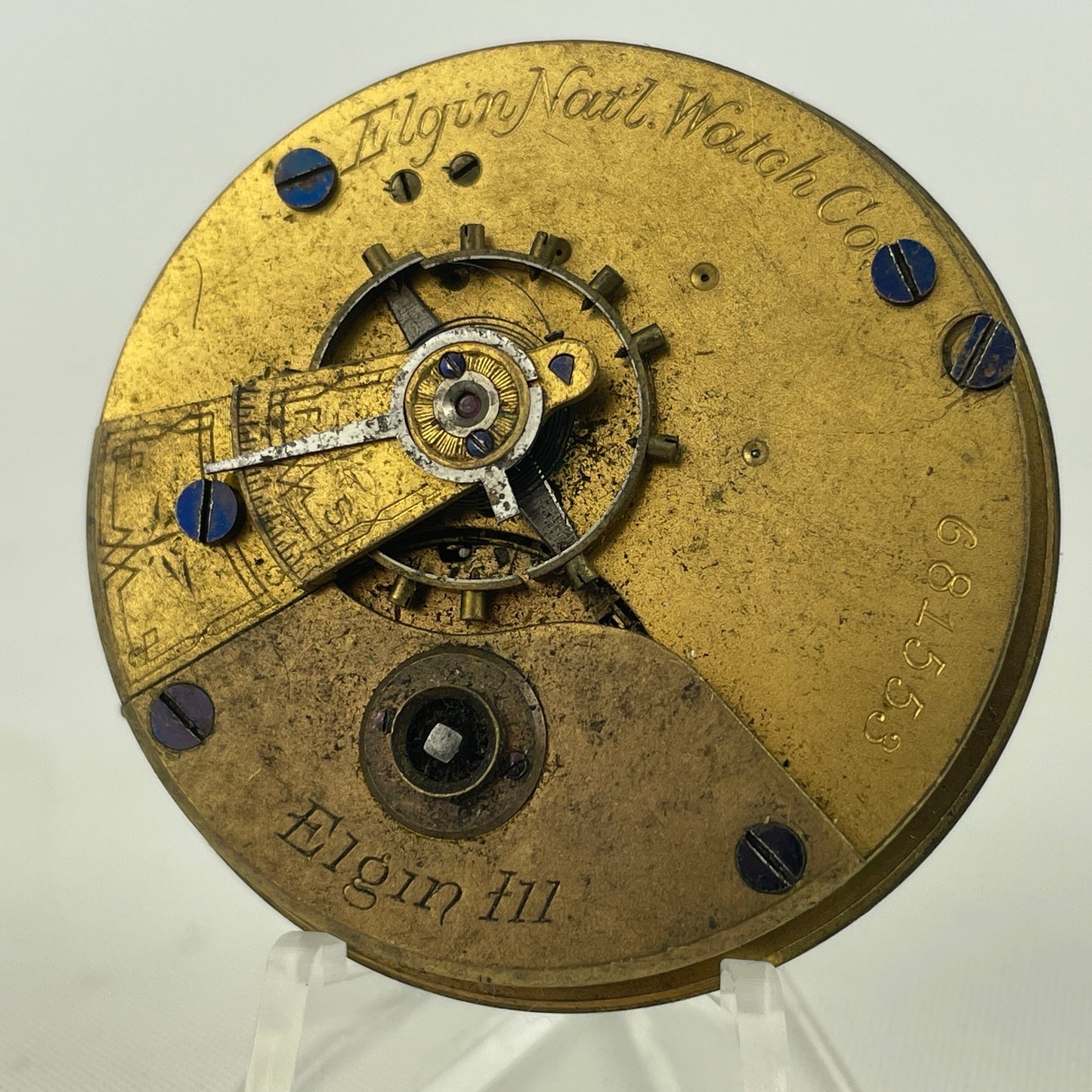 Lot 125- Pair of Elgin 18 Size Pocket Watch Movements