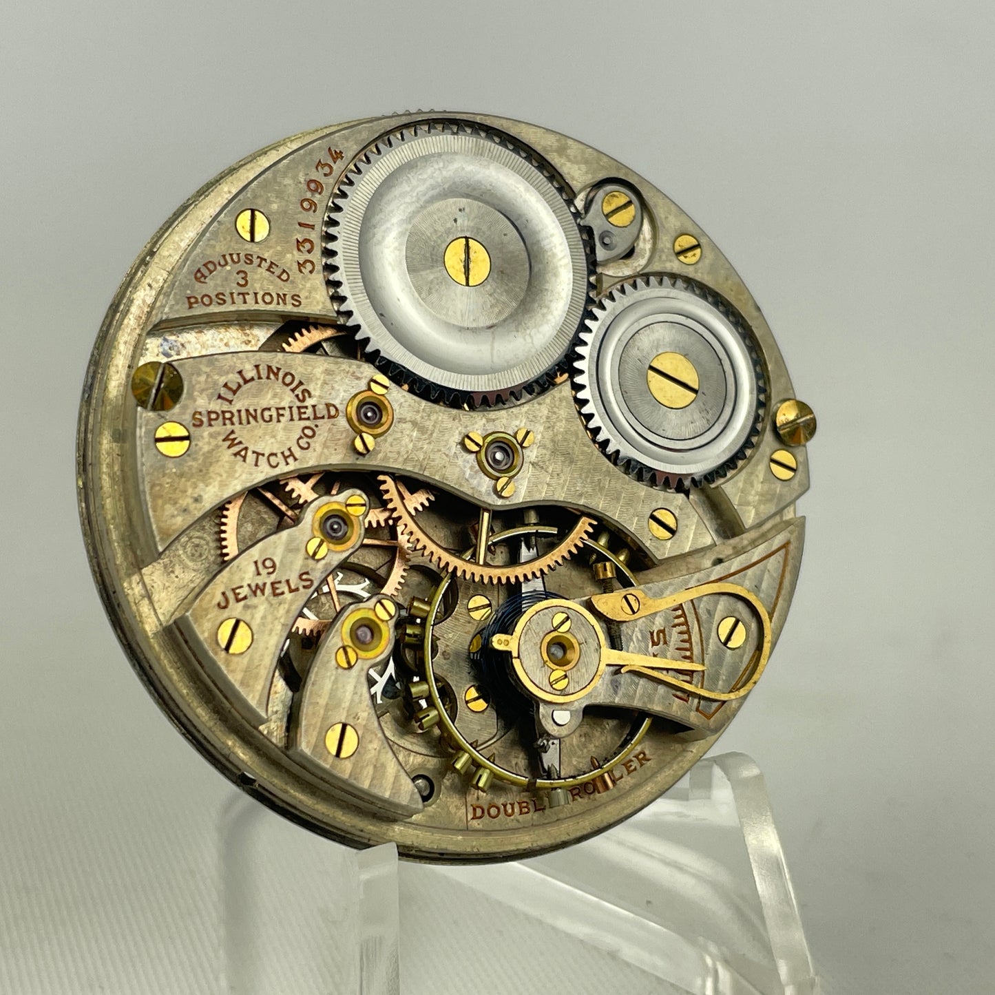 Lot 128- Illinois | 12S | 19J | Pocket Watch Movement