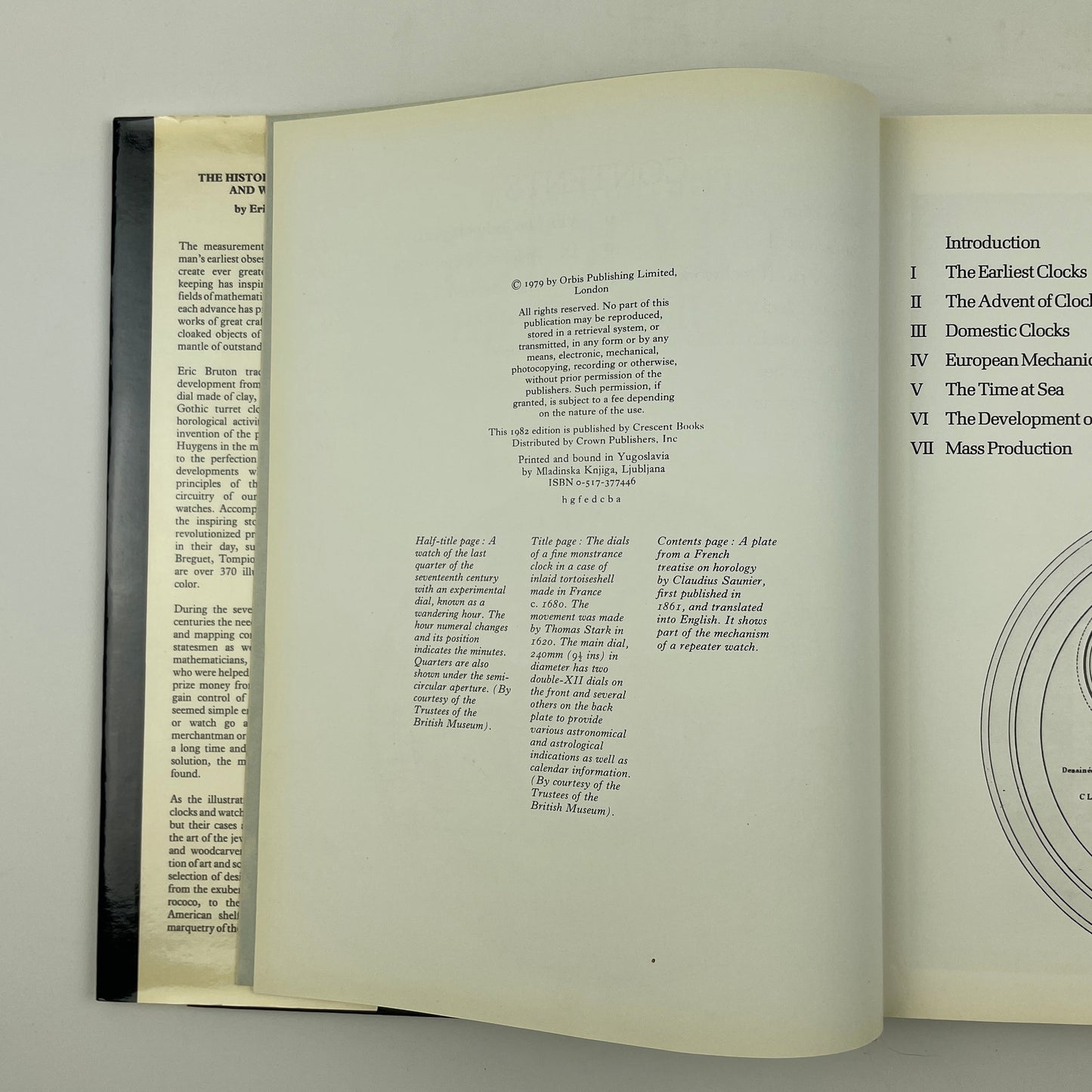 Oct Lot 51- The History of Clocks and Watches | Book
