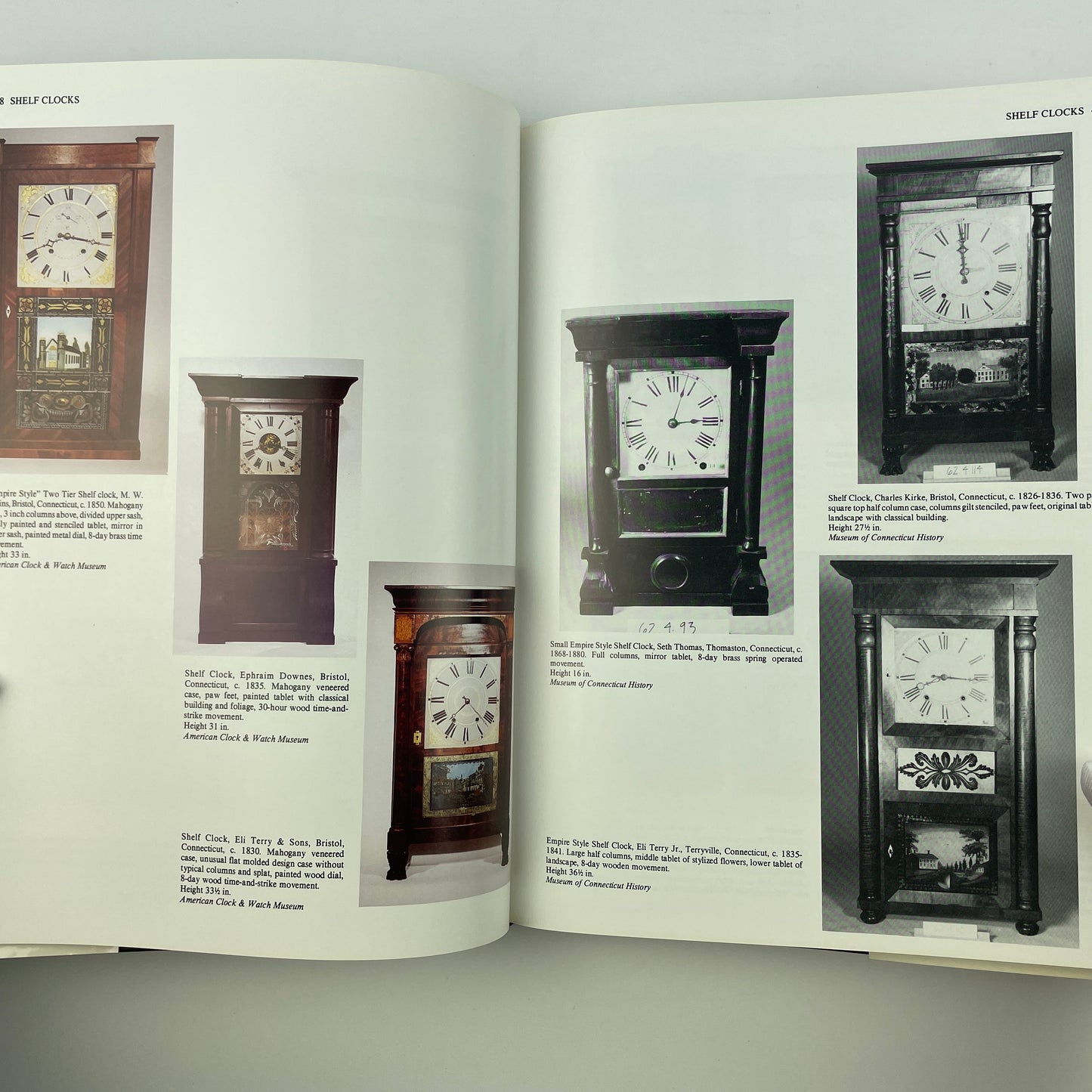 Oct Lot 90- American Shelf and Wall Clocks | Book
