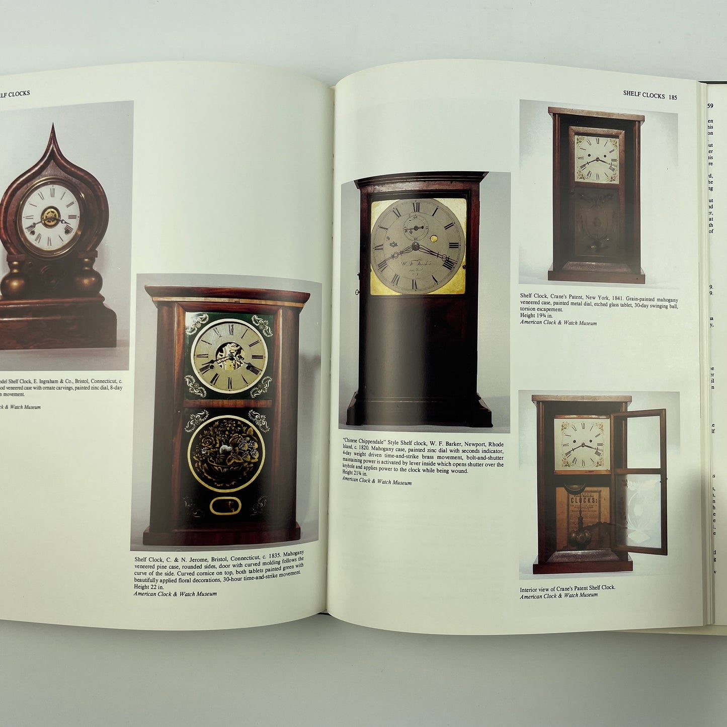Oct Lot 90- American Shelf and Wall Clocks | Book