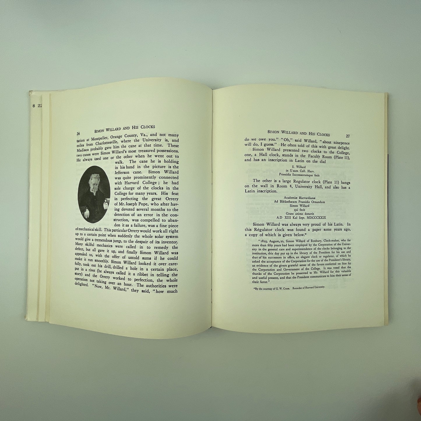 Oct Lot 104- Simon Willard and His Clocks | Book
