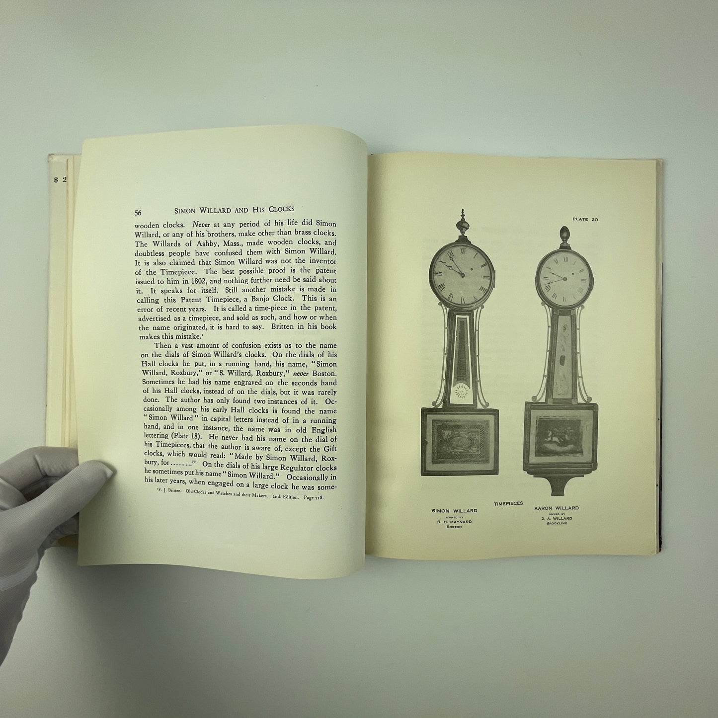 Oct Lot 104- Simon Willard and His Clocks | Book