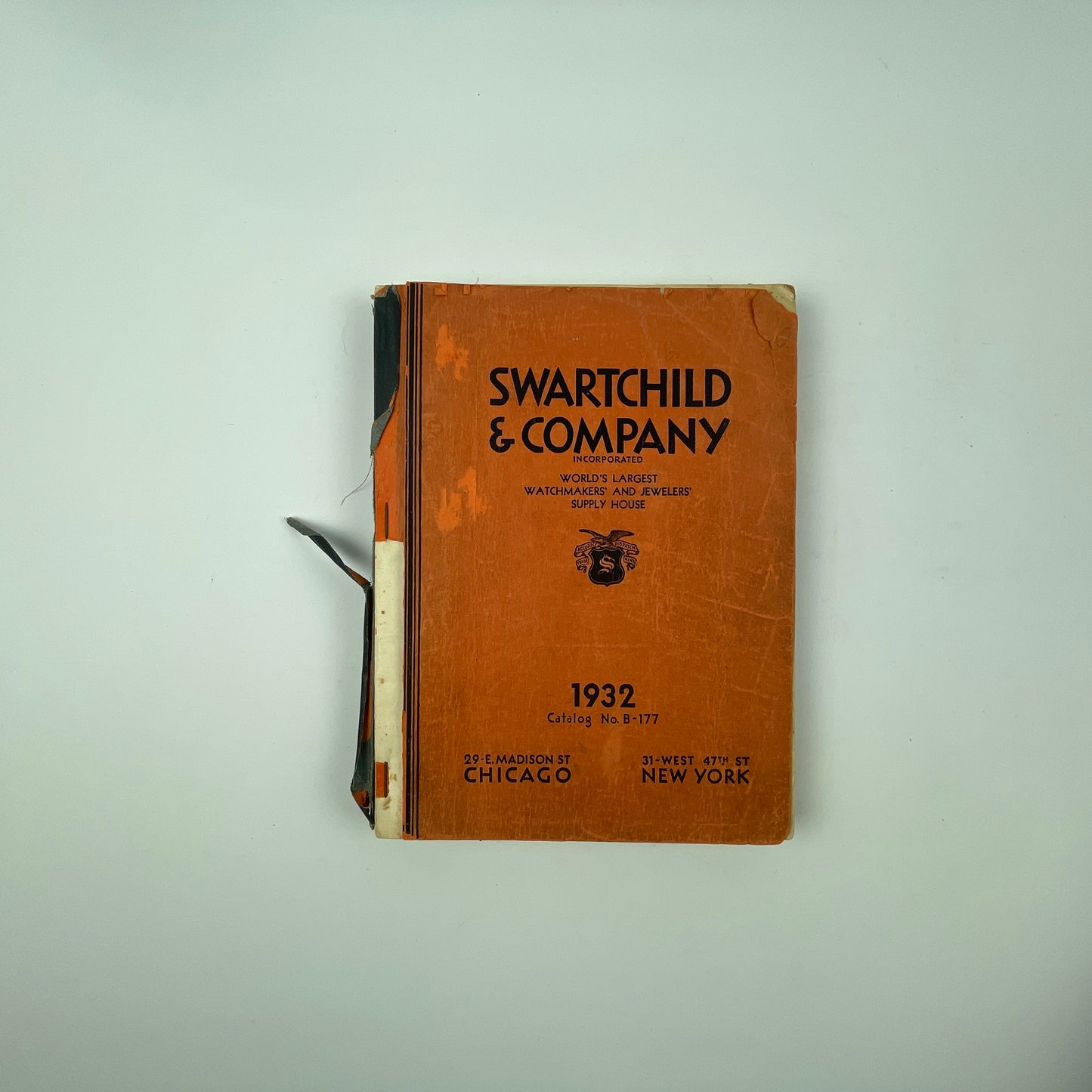 Oct Lot 24- Swartchild & Company 1932 Catalog No. B-177