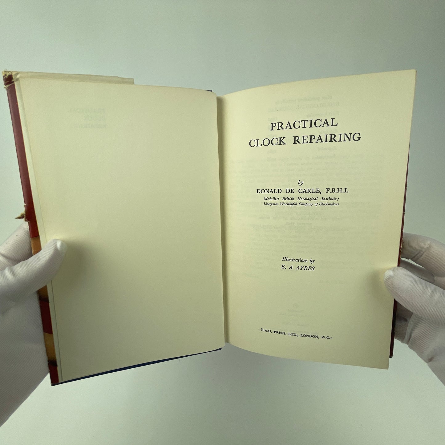 Oct Lot 66- Practical Clock Repairing | Book