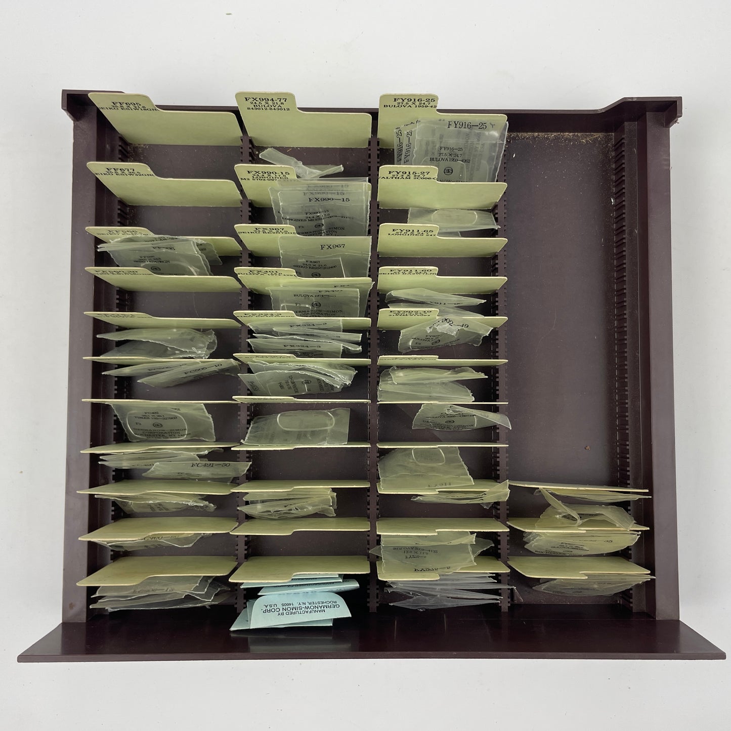 Oct Lot 45- NOS G-S Flat Fancy Crystal Tray 3