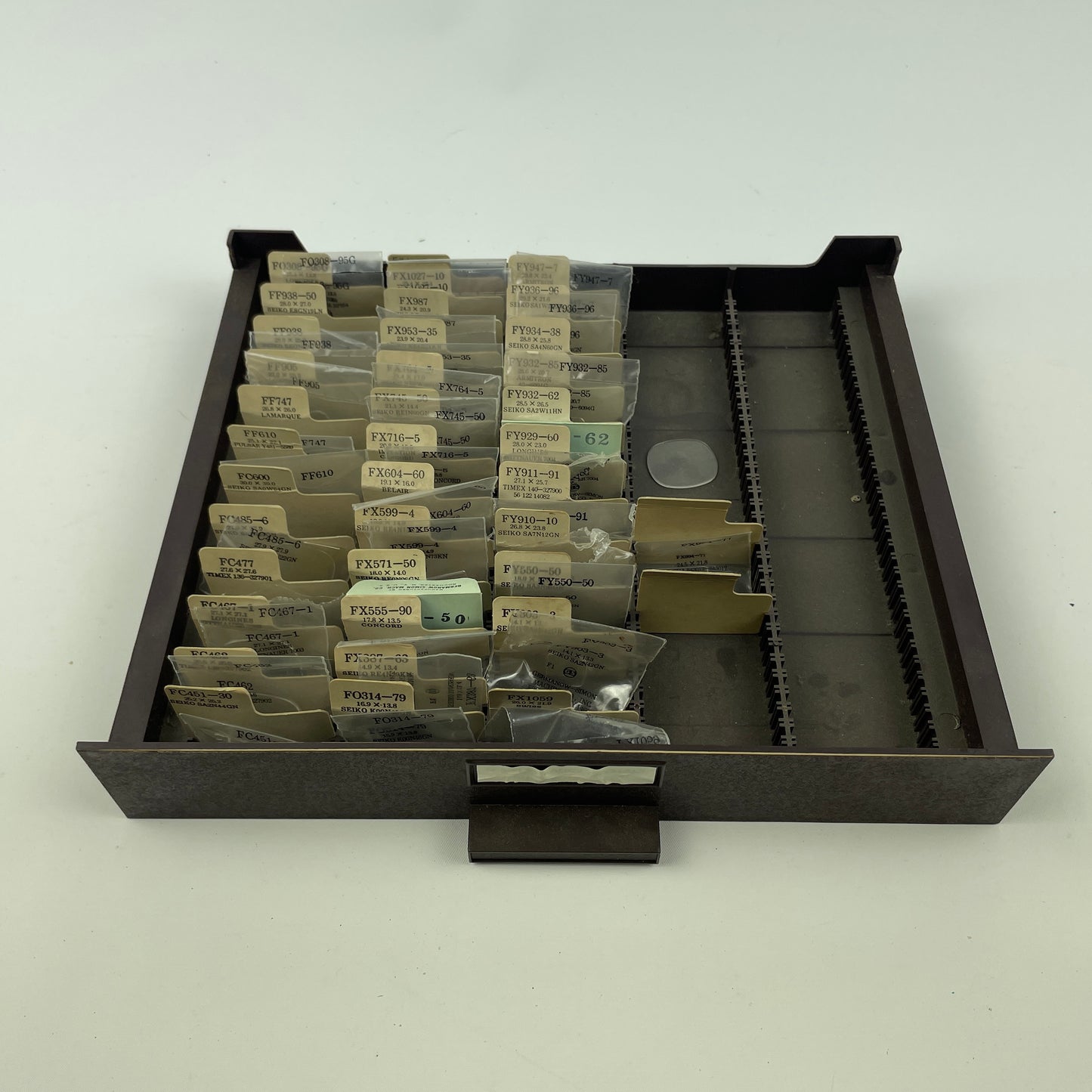 Oct Lot 84- NOS G-S Flat Fancy Crystal Tray