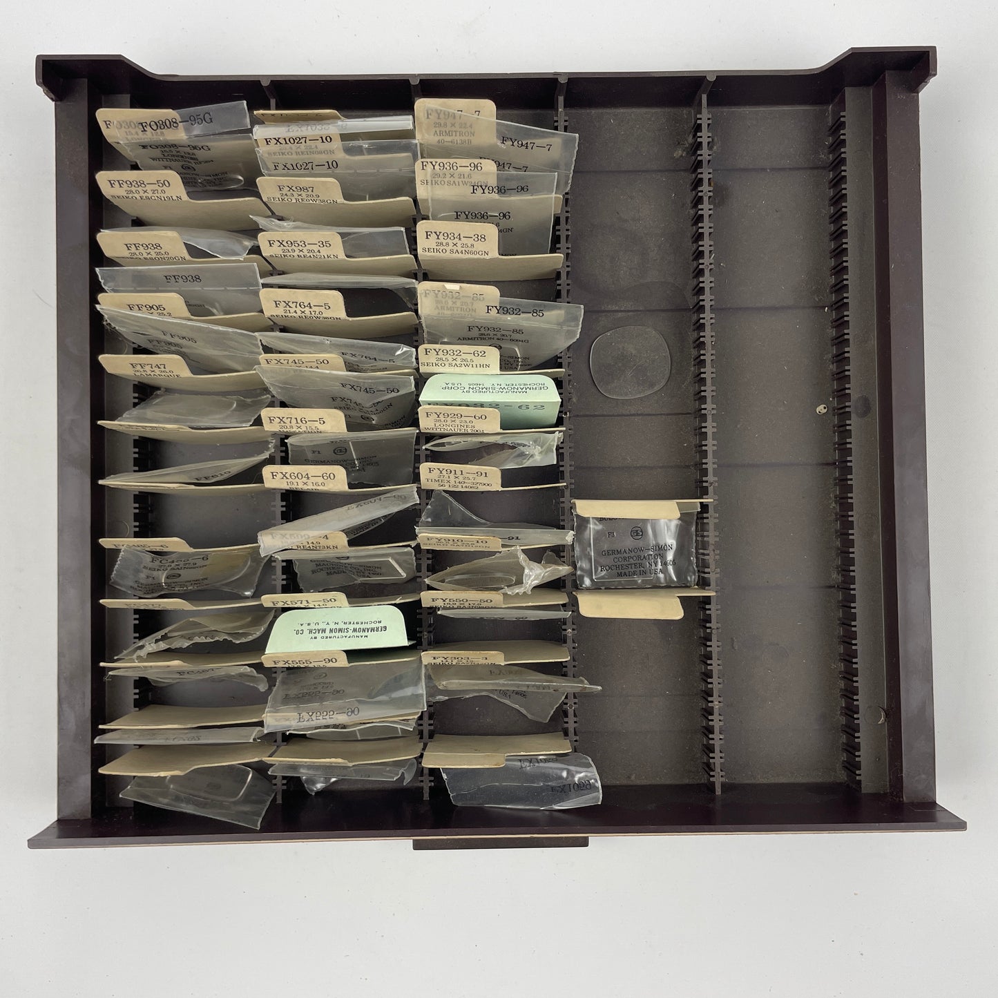 Oct Lot 84- NOS G-S Flat Fancy Crystal Tray