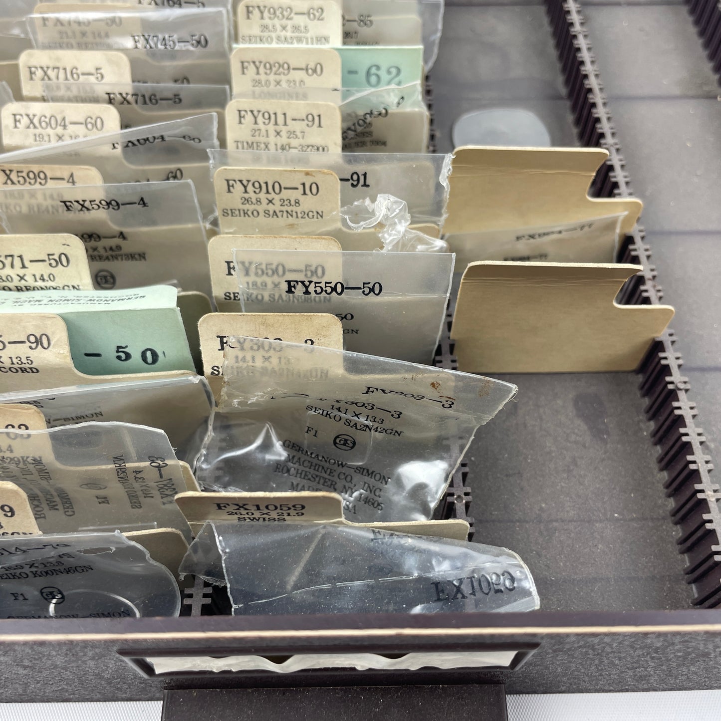Oct Lot 84- NOS G-S Flat Fancy Crystal Tray