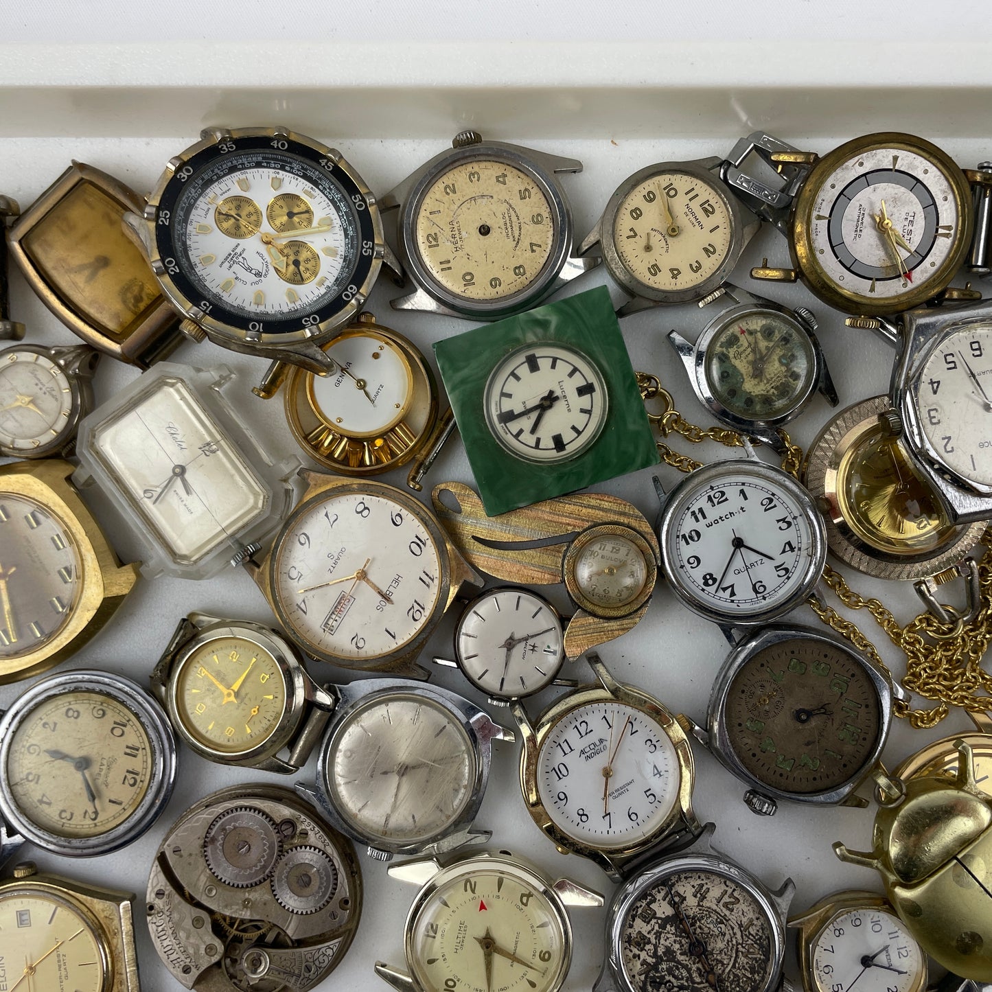 Oct Lot 49- Tray Lot of Assorted Watches