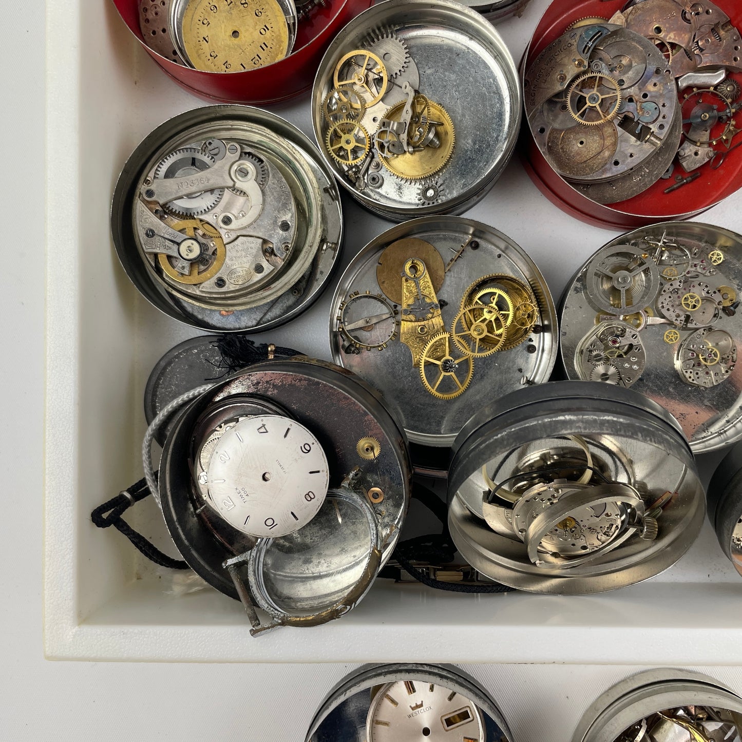 Oct Lot 96- American & Swiss Pocket & Wrist Tray Lot
