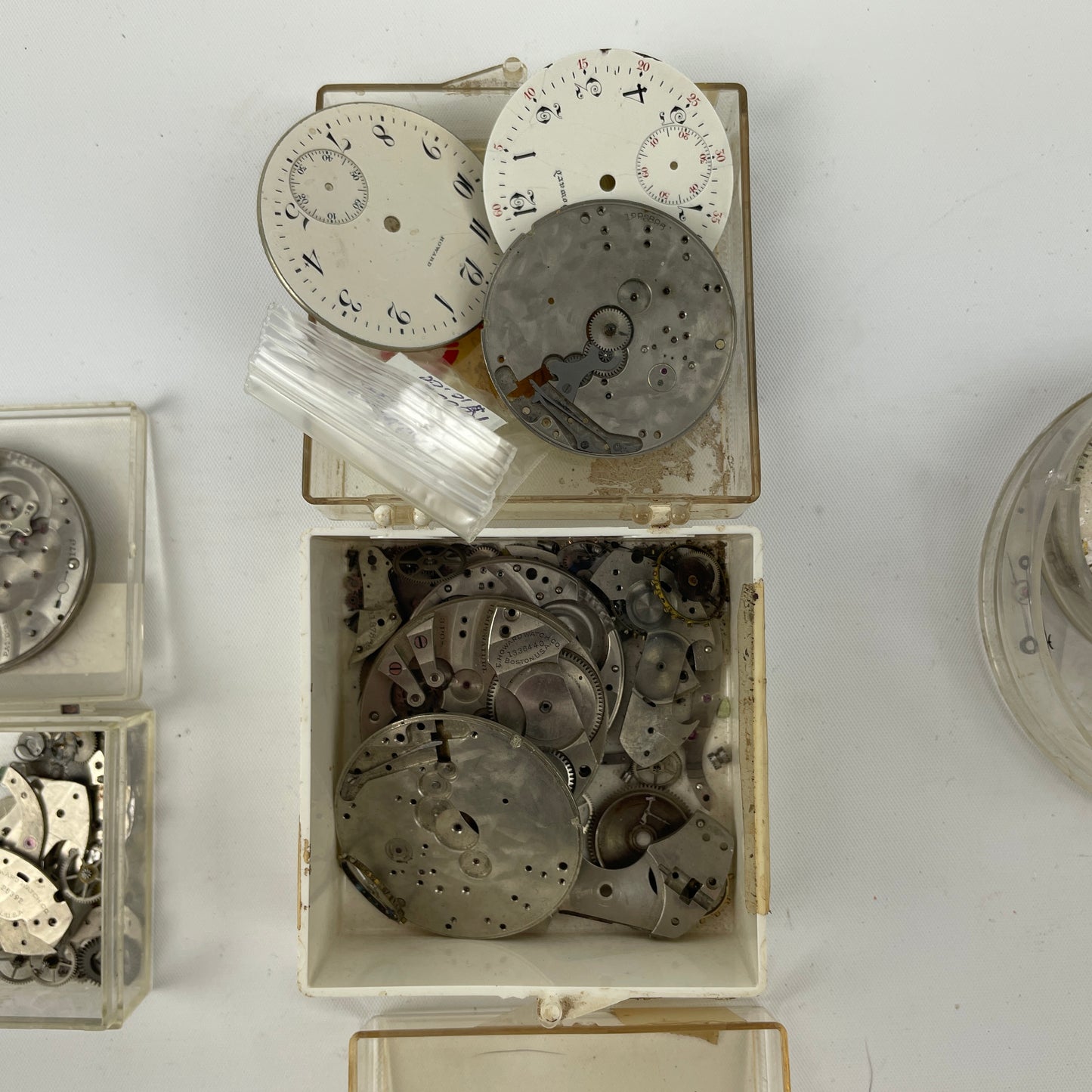 Oct Lot 70- E. Howard & Co. 12 S Pocket Watch Parts & Movements