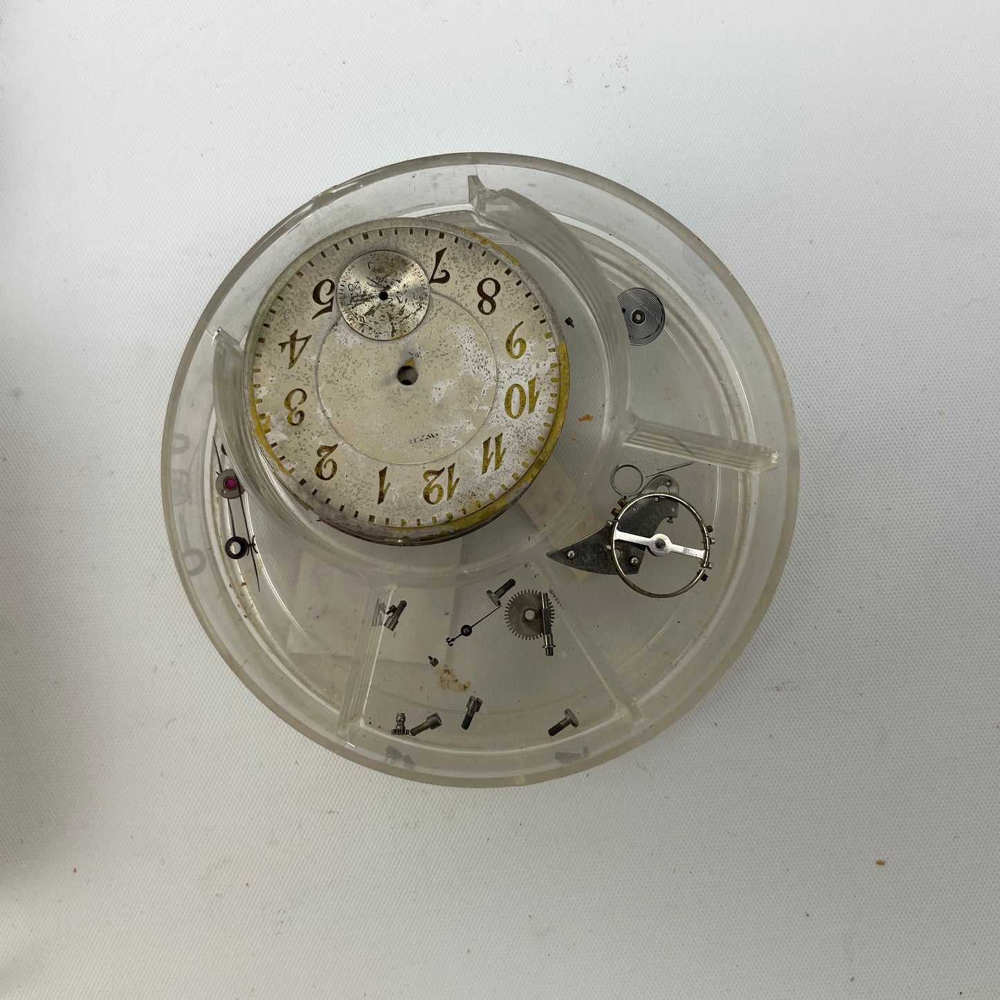 Oct Lot 70- E. Howard & Co. 12 S Pocket Watch Parts & Movements