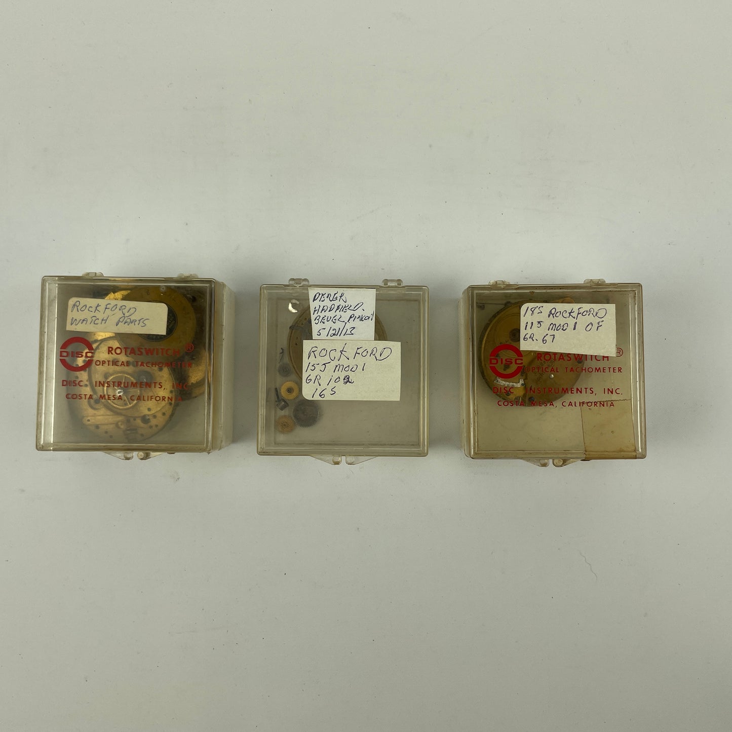 Oct Lot 71- Rockford Pocket Watch Parts Movements
