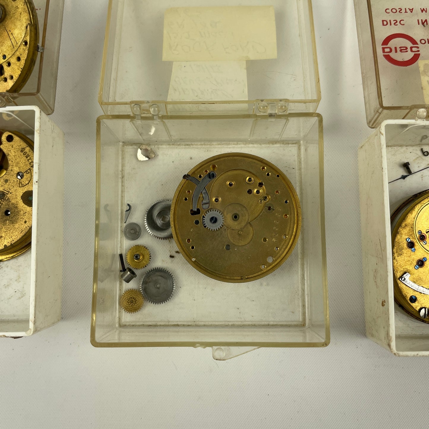 Oct Lot 71- Rockford Pocket Watch Parts Movements