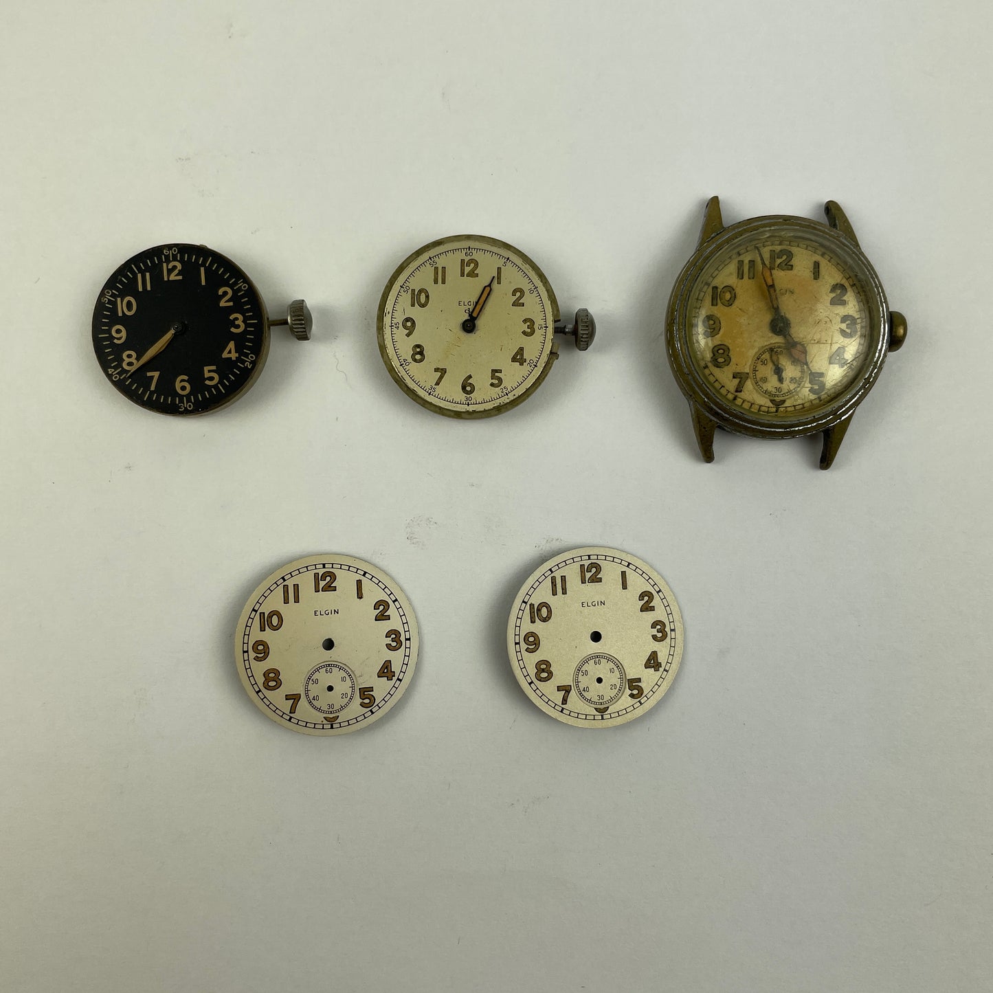 Oct Lot 75- Eglin 8/0 Military Wristwatch Movements