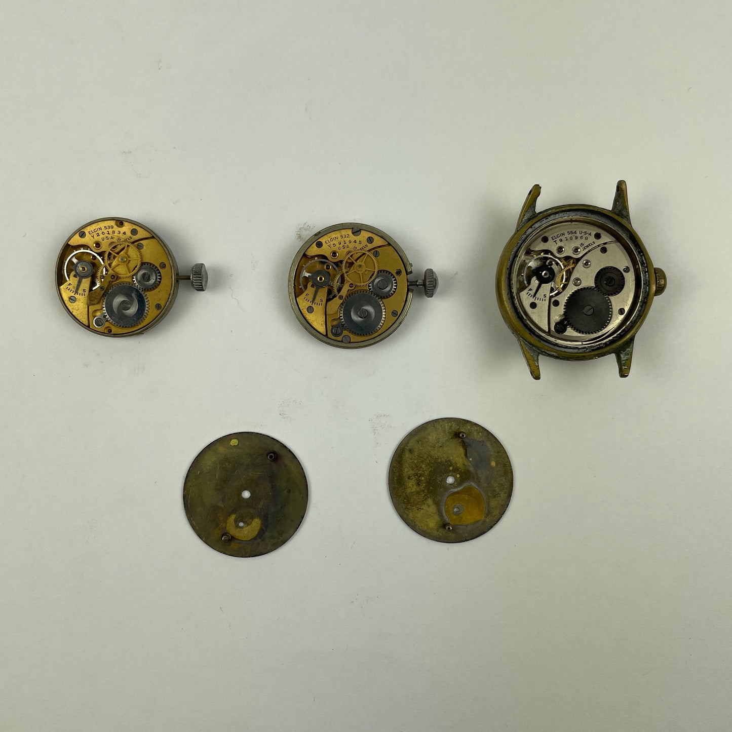 Oct Lot 75- Eglin 8/0 Military Wristwatch Movements