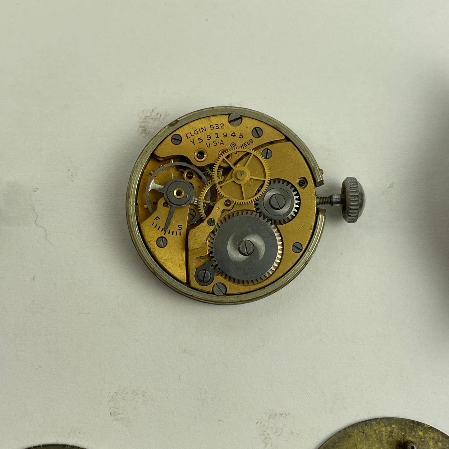 Oct Lot 75- Eglin 8/0 Military Wristwatch Movements