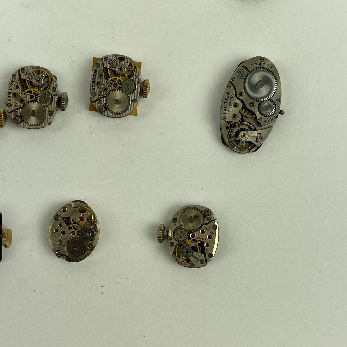 Oct Lot 78- Vintage Hamilton Mechanical Ladies WW Movements