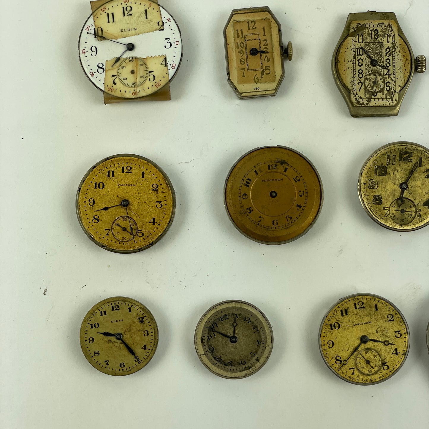 Oct Lot 82- American Mechanical Wristwatch Assortment