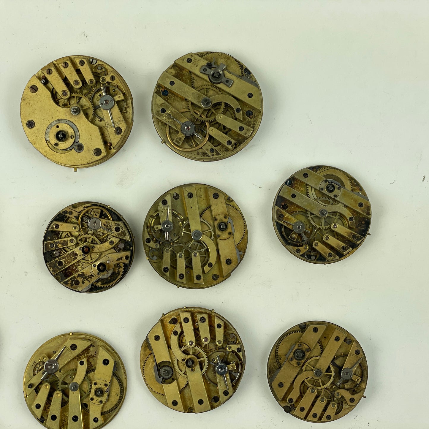 Oct Lot 17- Swiss Pocket Watch Movement Assortment (18)
