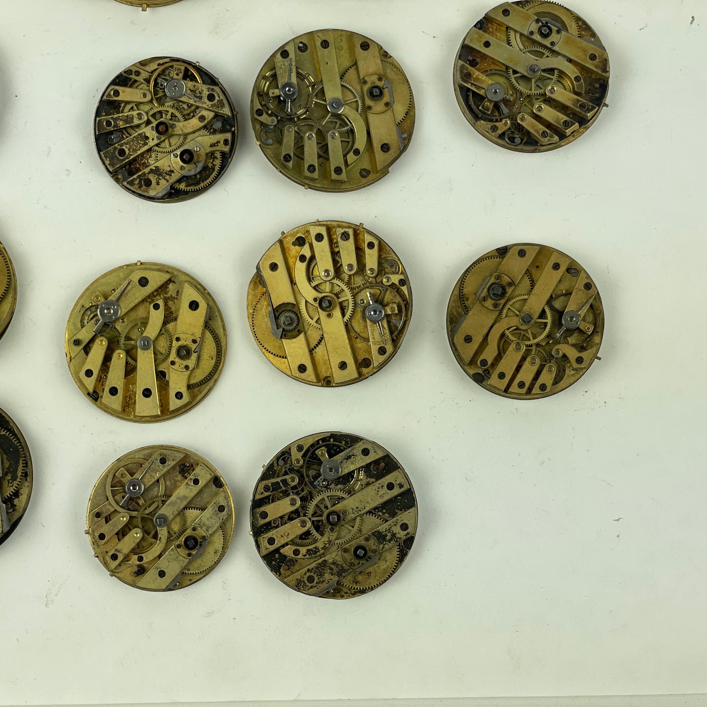 Oct Lot 17- Swiss Pocket Watch Movement Assortment (18)