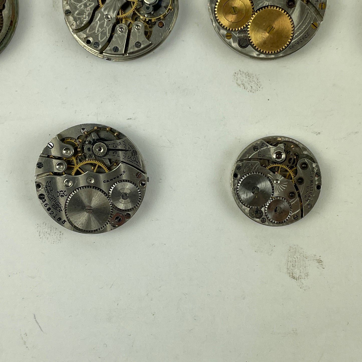 Oct Lot 29- American Pocket Watch Movements (10)