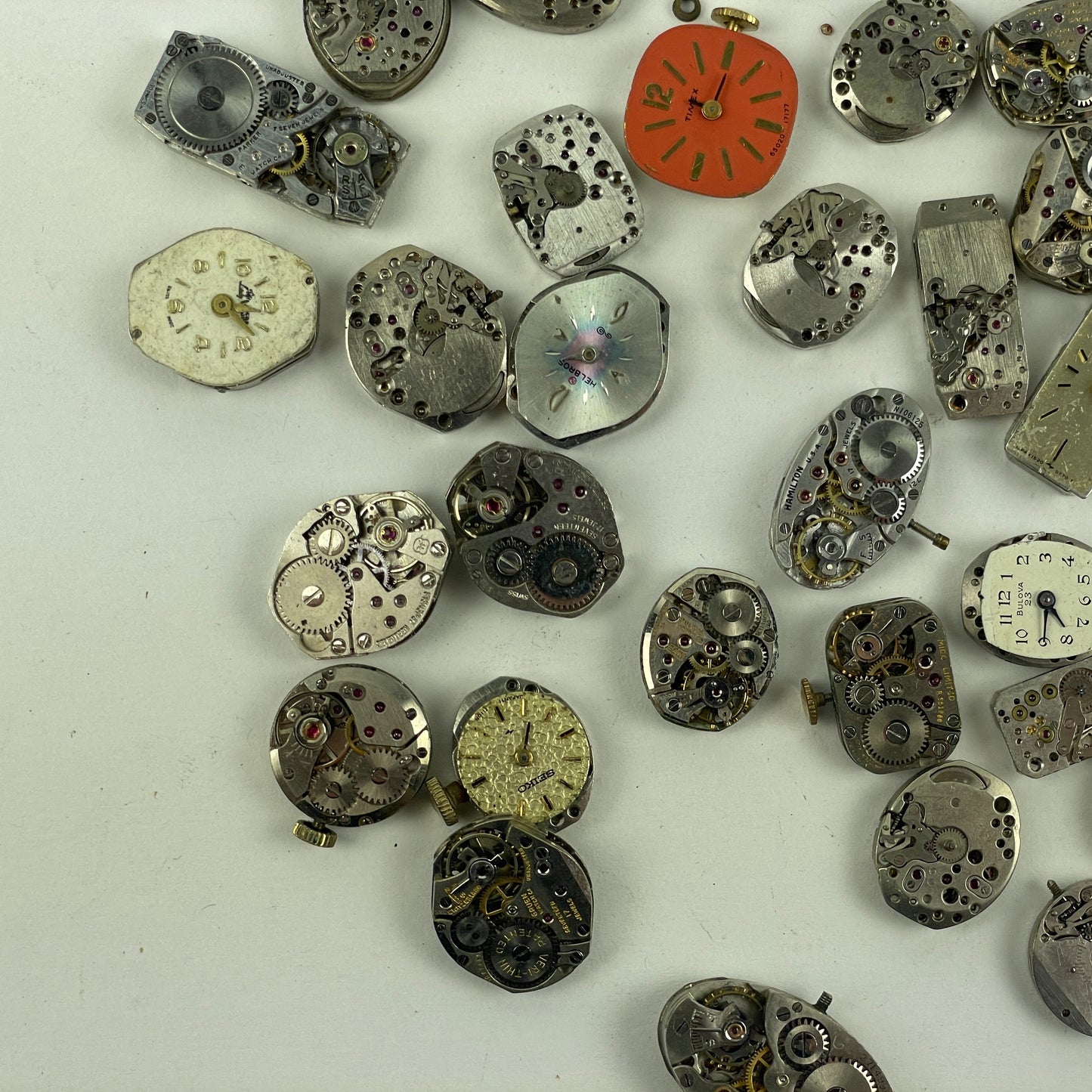 Oct Lot 31- American | Swiss | Mechanical Ladies Wristwatch Movements (45)
