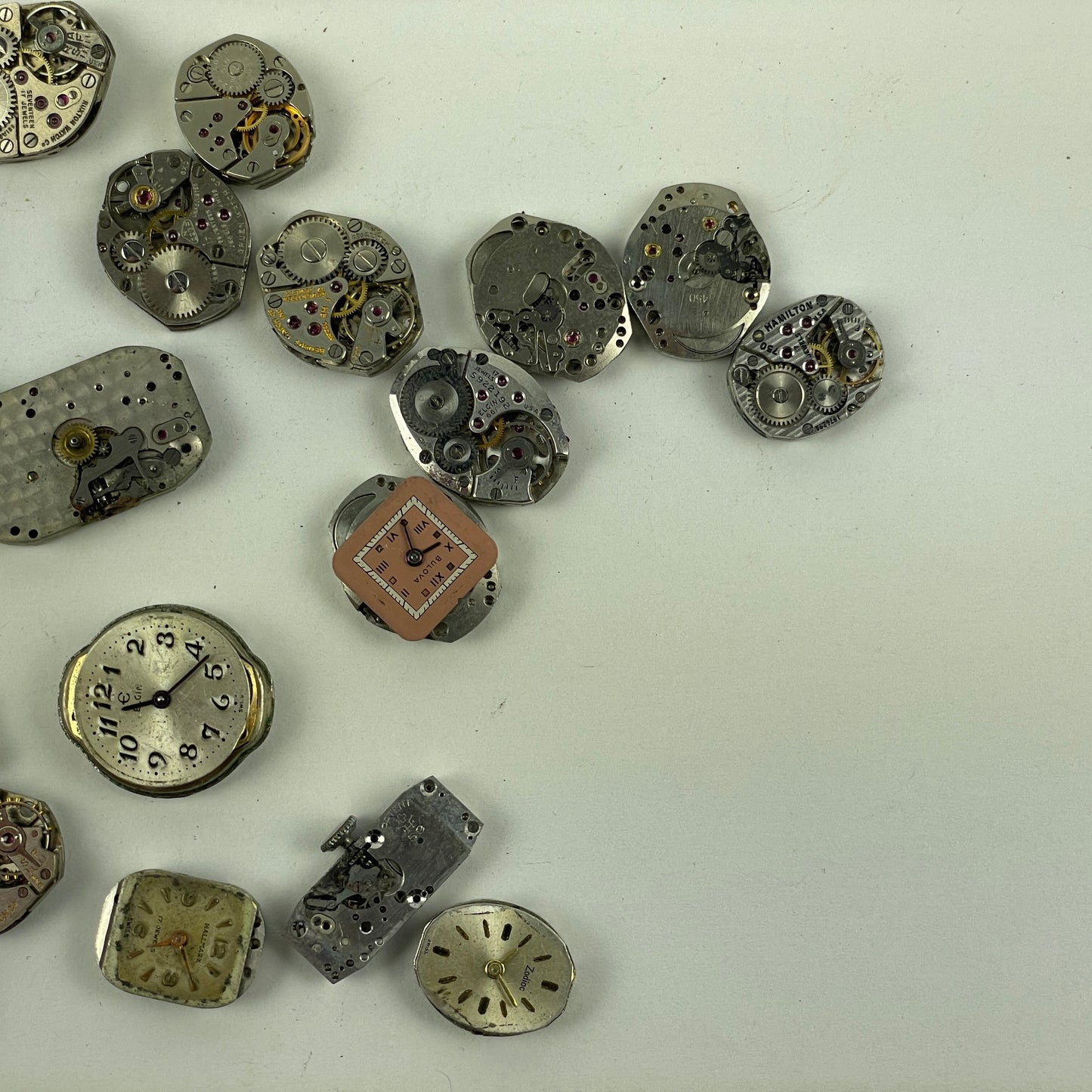 Oct Lot 31- American | Swiss | Mechanical Ladies Wristwatch Movements (45)
